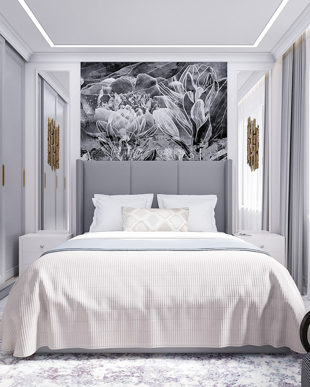 60㎡法式轻奢，温馨雅致不失高级