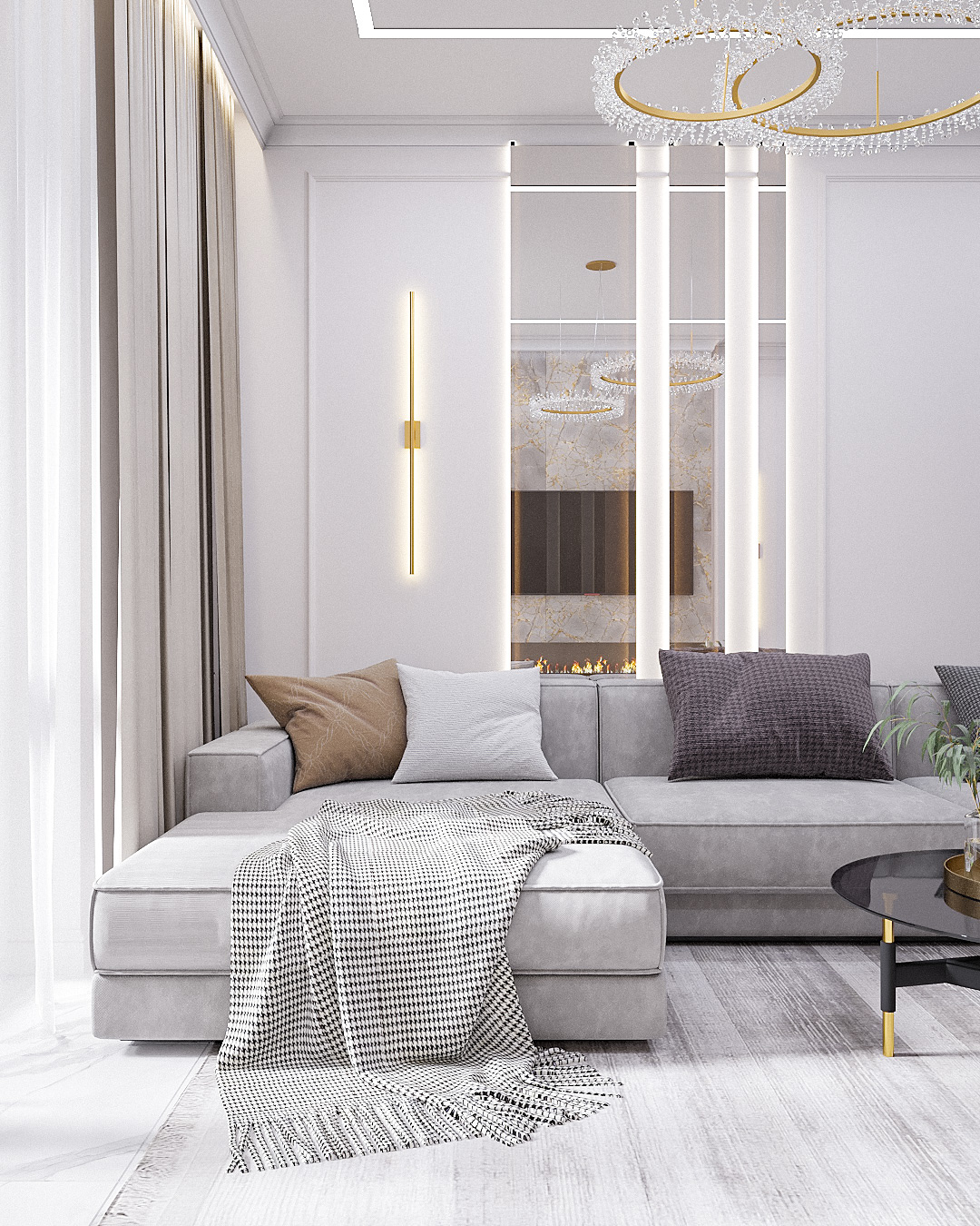 60㎡法式轻奢，温馨雅致不失高级