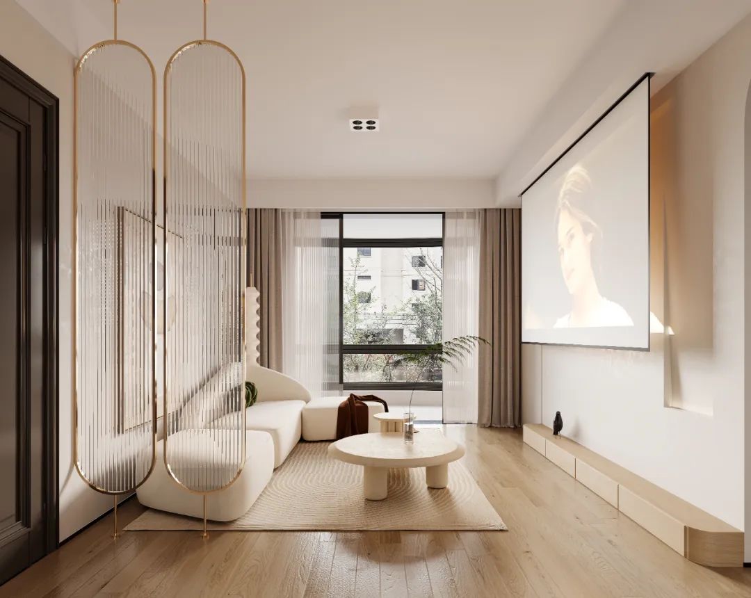 48㎡阳光花园原木奶油风，生活像奶油般细腻