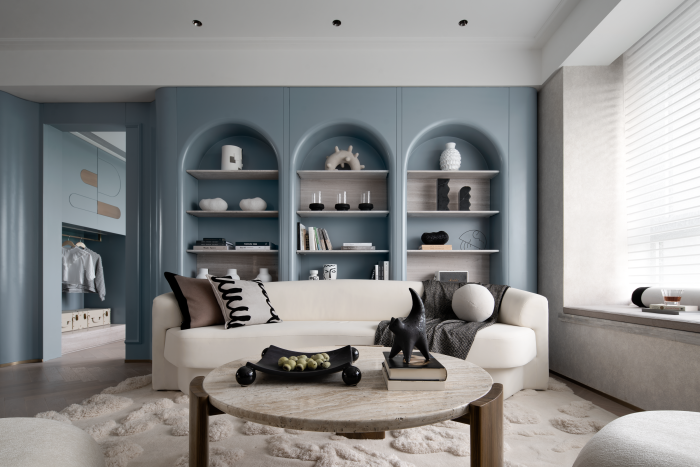 170㎡莫兰迪色公寓，好治愈！ 