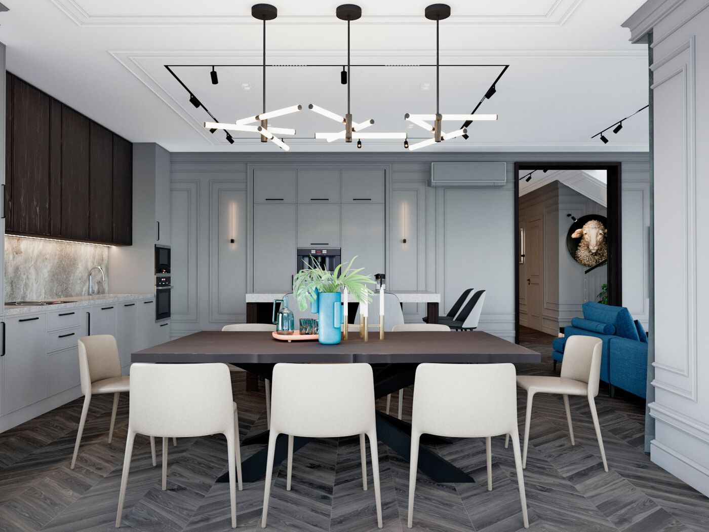 120㎡私人住宅，时尚简约