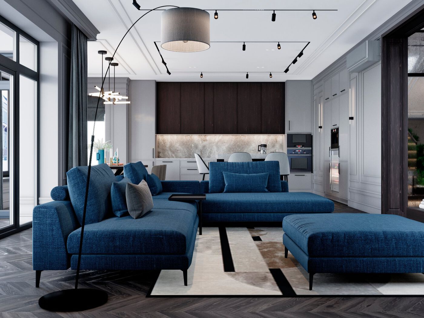 120㎡私人住宅，时尚简约