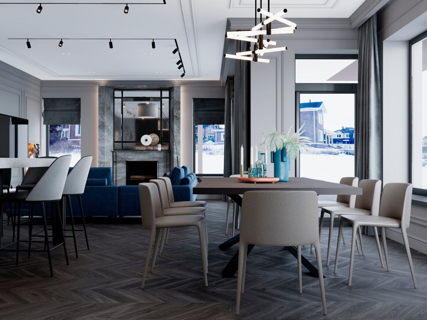 120㎡私人住宅，时尚简约