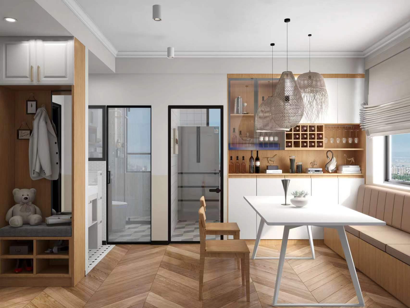 小清新，功能性储物空间