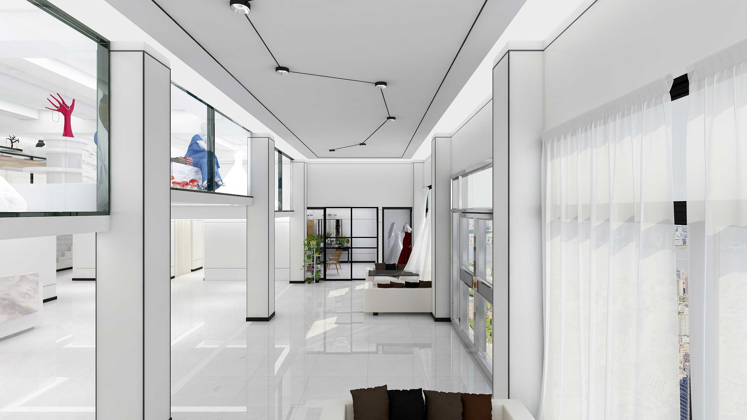 婚纱摄影，极简，200平方