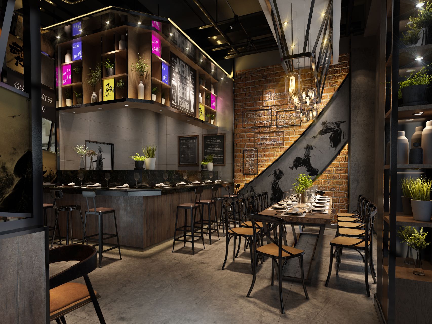 别具一格的餐厅设计