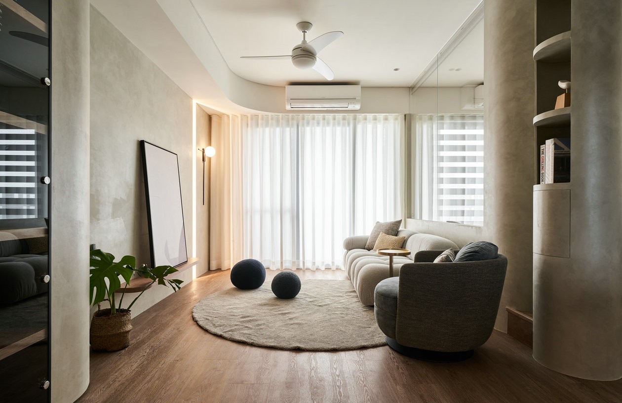 浅色系洗住宅设计 超温馨！