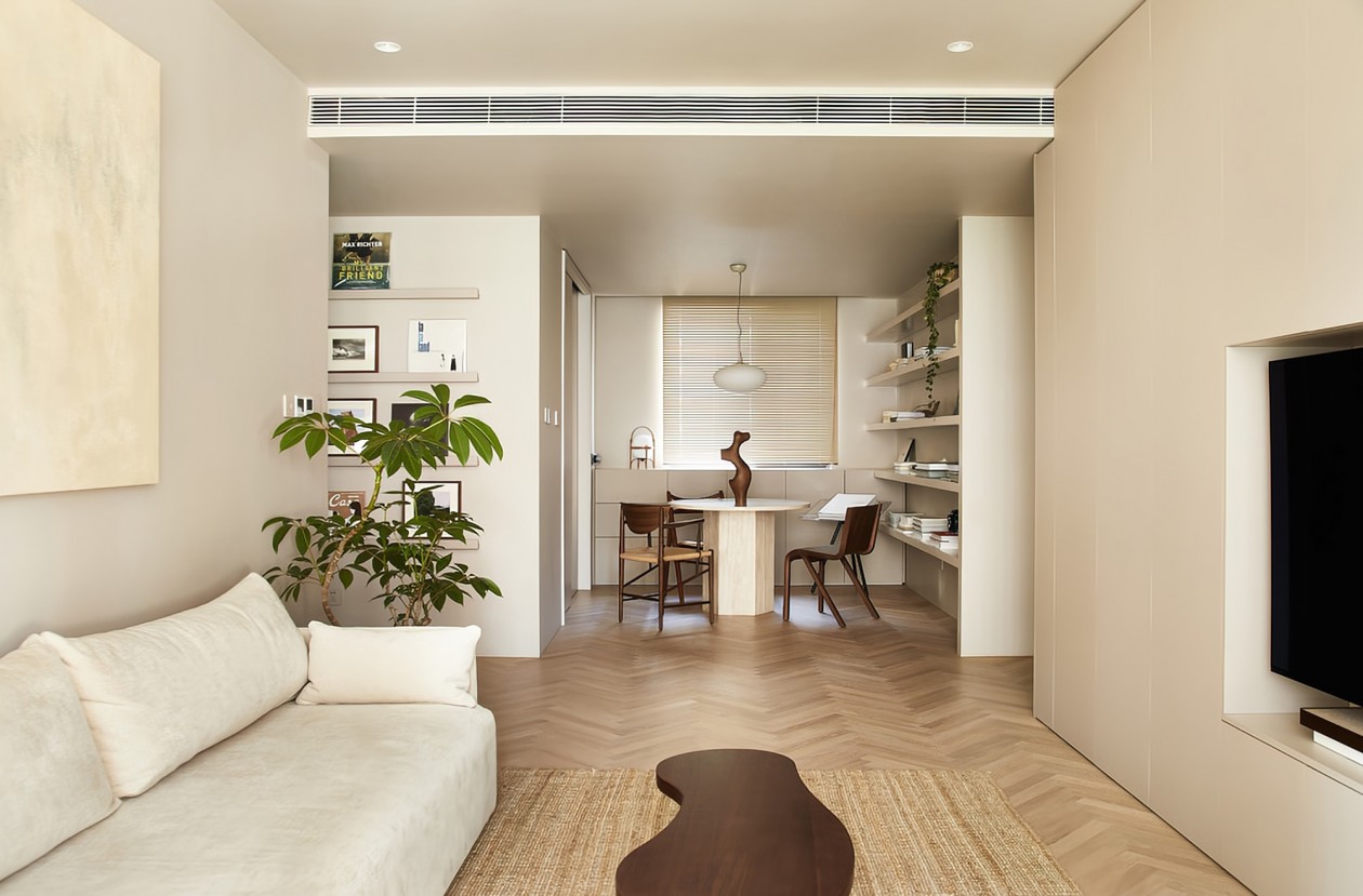 奶油复古感公寓