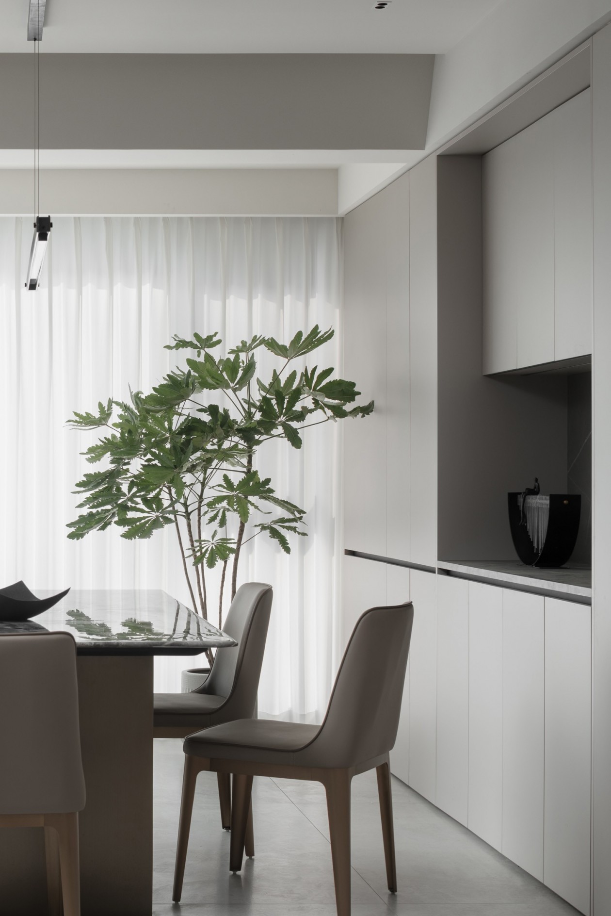 120平现代极简，清爽空间感