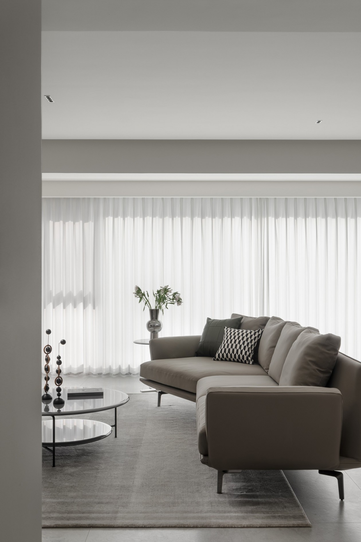 120平现代极简，清爽空间感