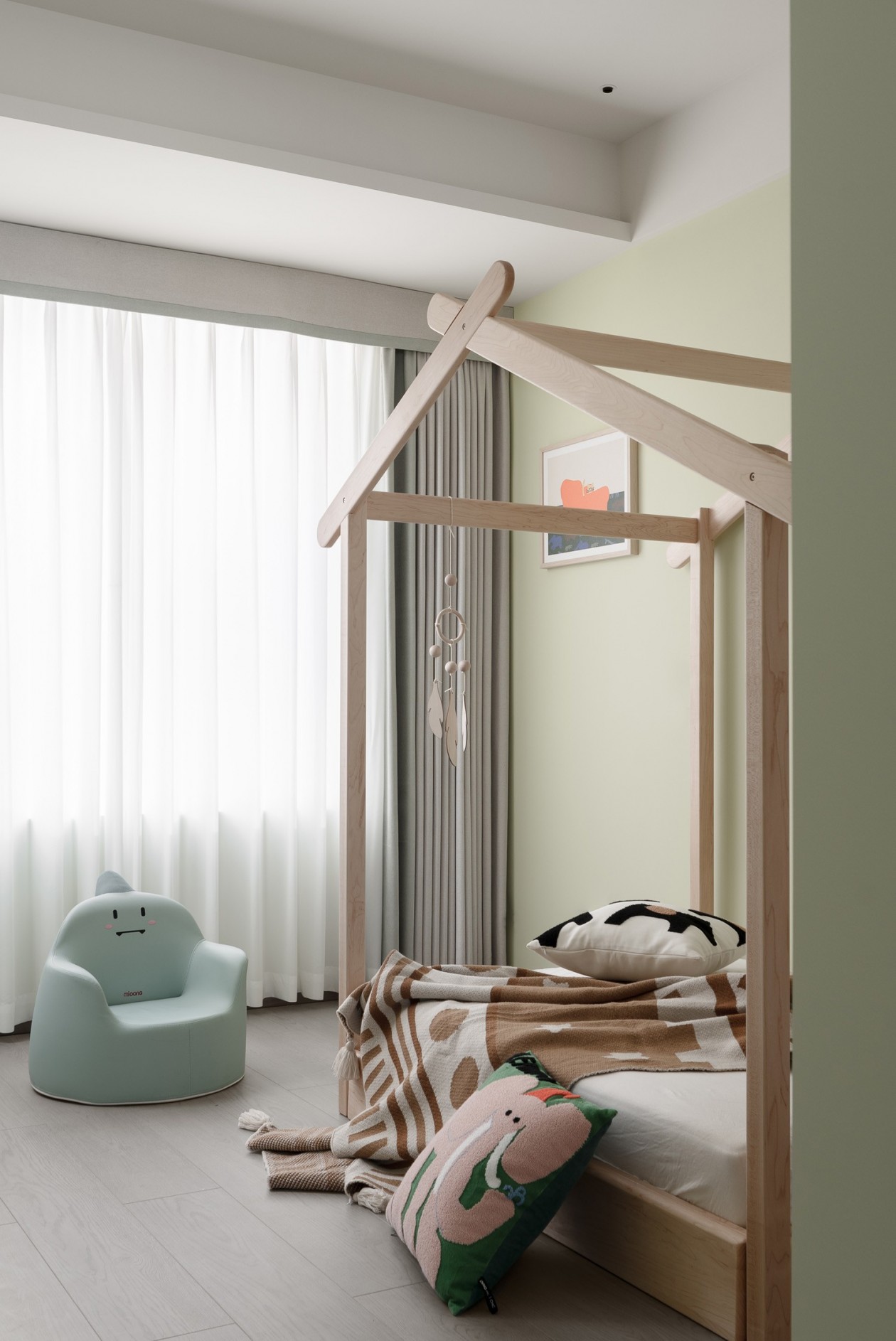 120平现代极简，清爽空间感