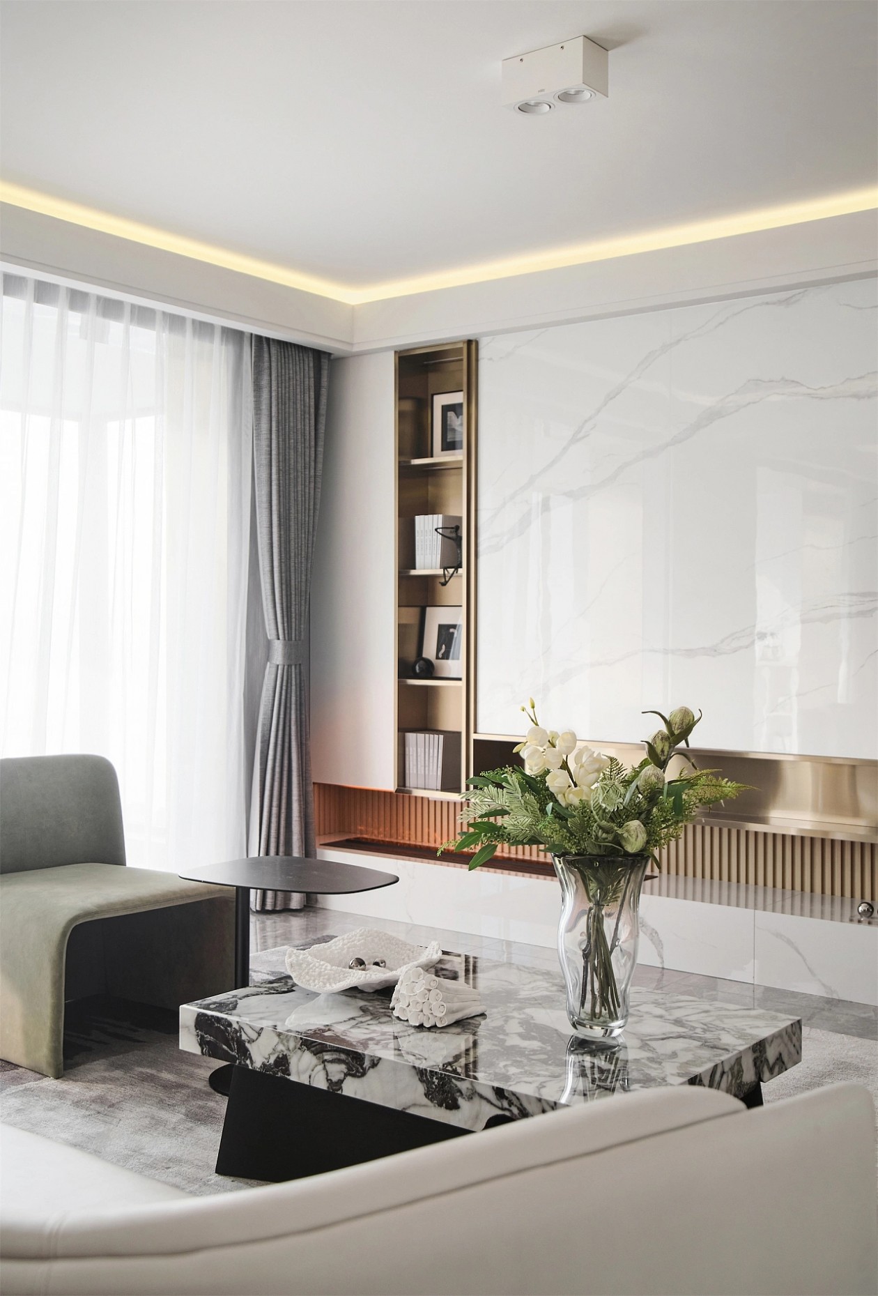 现代清新绿，凝练活力氧气之家