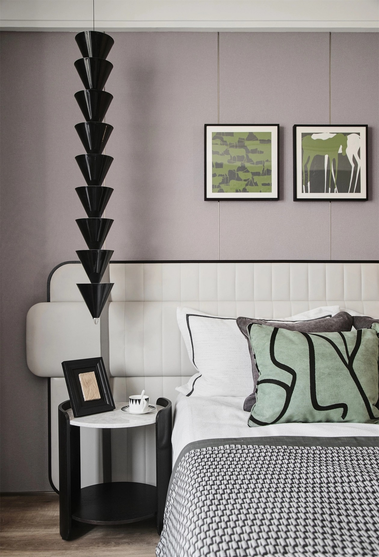 现代清新绿，凝练活力氧气之家