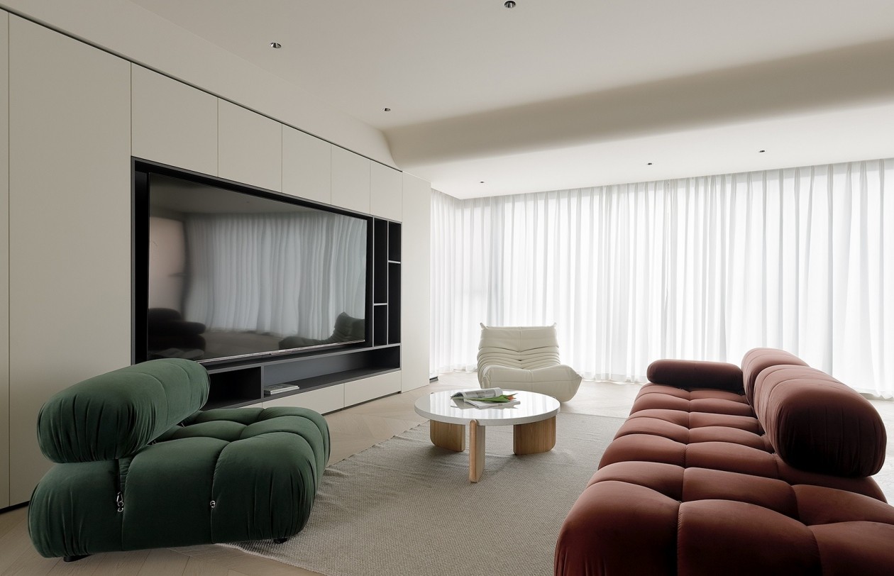 120㎡现代自然，美学的张力！