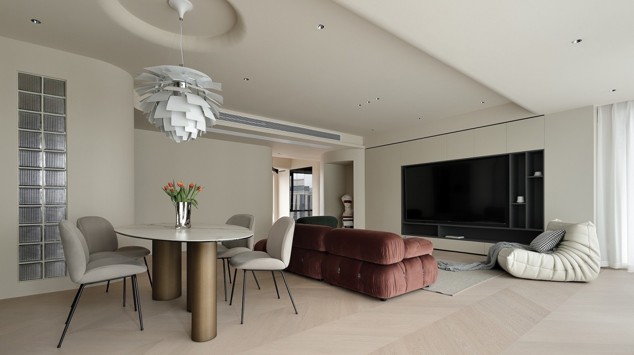 120㎡现代自然，美学的张力！