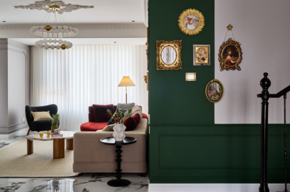 240平法式混搭，红绿CP撞色搭配