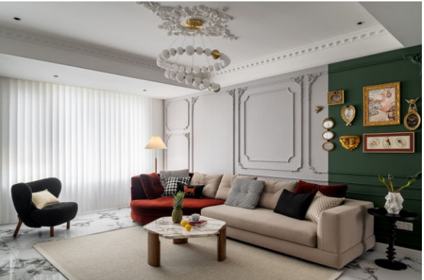 240平法式混搭，红绿CP撞色搭配