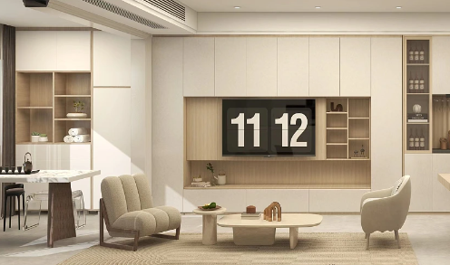 奶油风装修案例