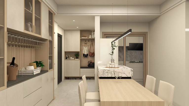 奶油风装修案例