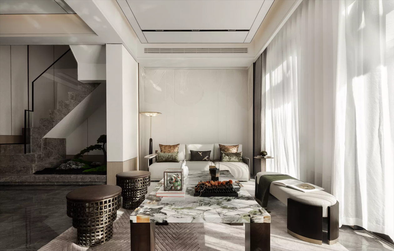 远山碧色，清隽雅居