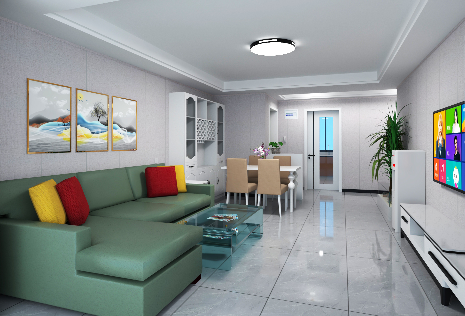 金都雅苑三房装修工程