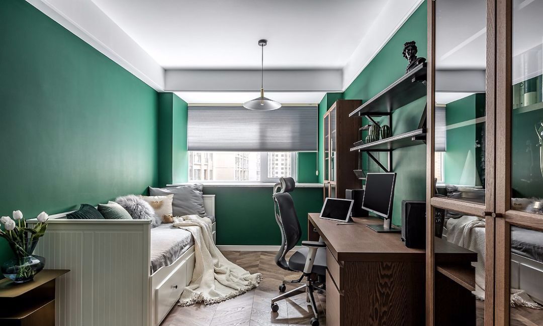 107㎡轻奢美式3室2厅，打造无法抗拒的优雅质感