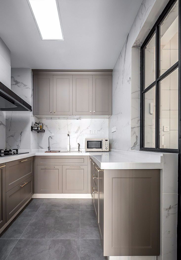 107㎡轻奢美式3室2厅，打造无法抗拒的优雅质感