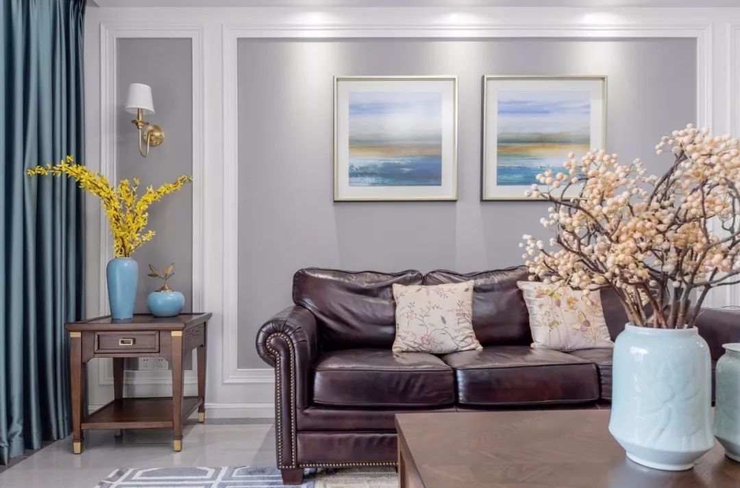 125㎡美式，全屋高级灰+简洁大方的装修，真让人眼前一亮！