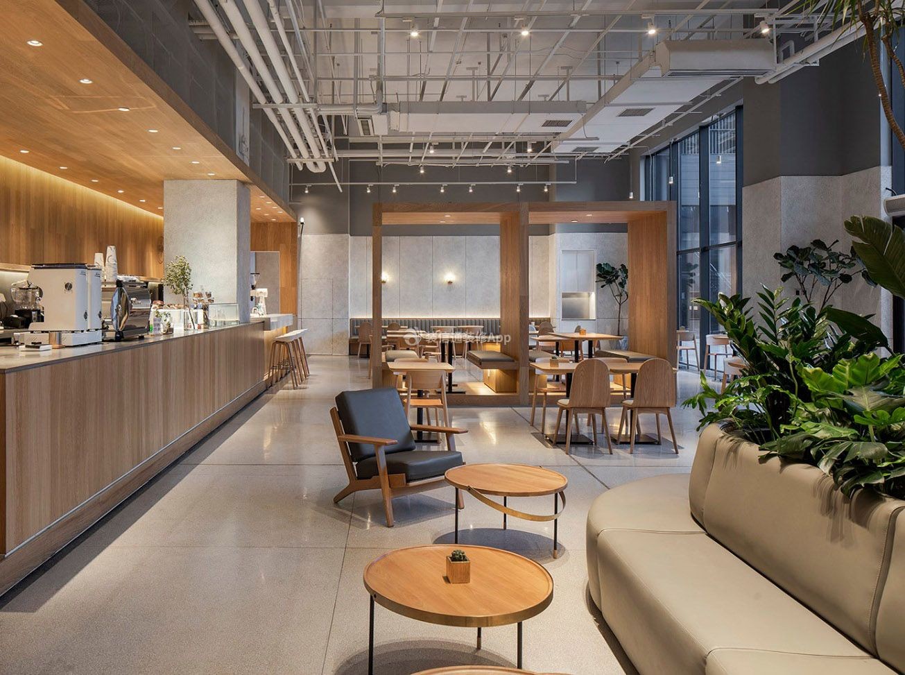 酒店办公室茶餐厅装修