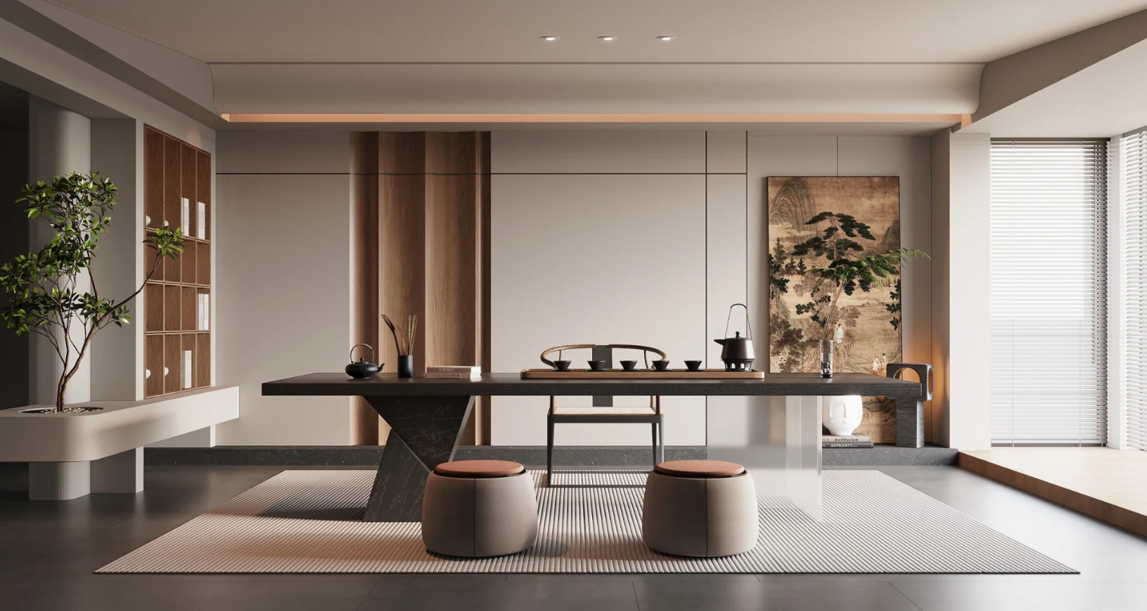 400㎡新中式|道是风雅却寻常