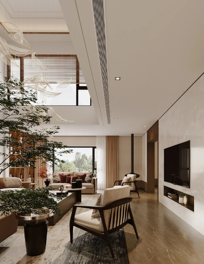 400㎡新中式|道是风雅却寻常