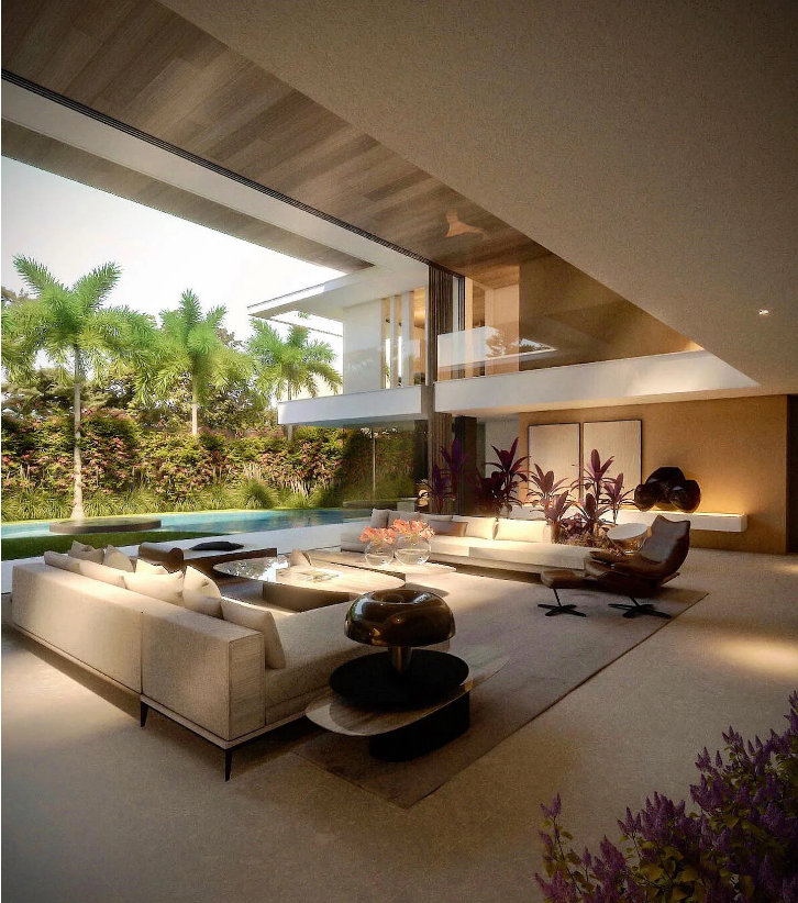 到了一定年纪，都会爱上这样的别墅客厅？