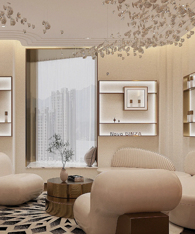 美容院的走道这样装高级又耐看