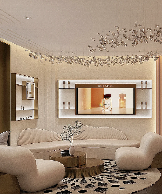 美容院的走道这样装高级又耐看