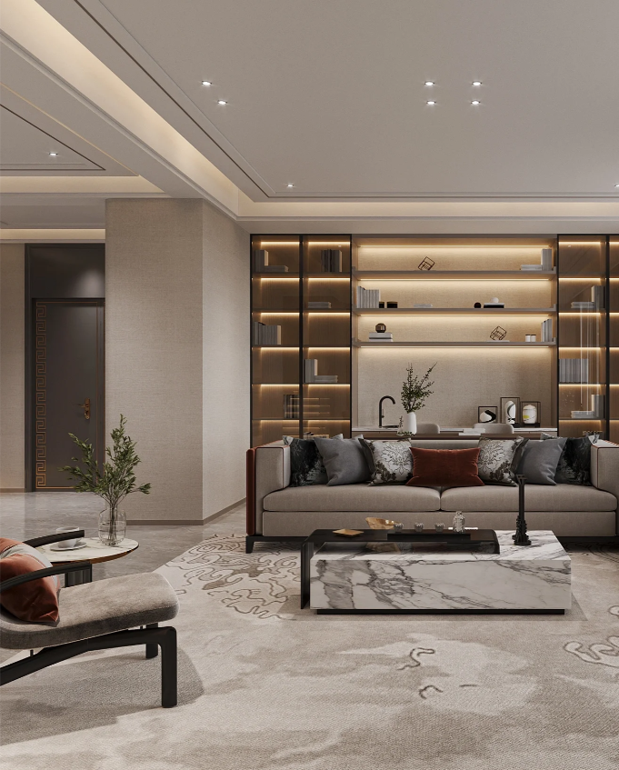 500㎡自建房|别墅装修还得看新中式风格