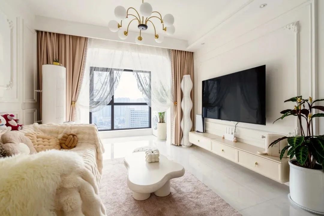 89m²奶油婚房，治好了我的精神内耗