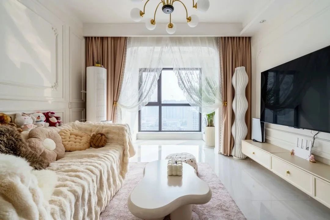 89m²奶油婚房，治好了我的精神内耗