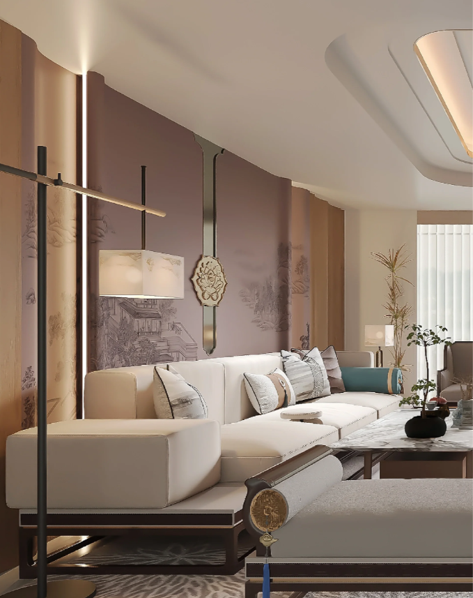 自从住进这套新中式