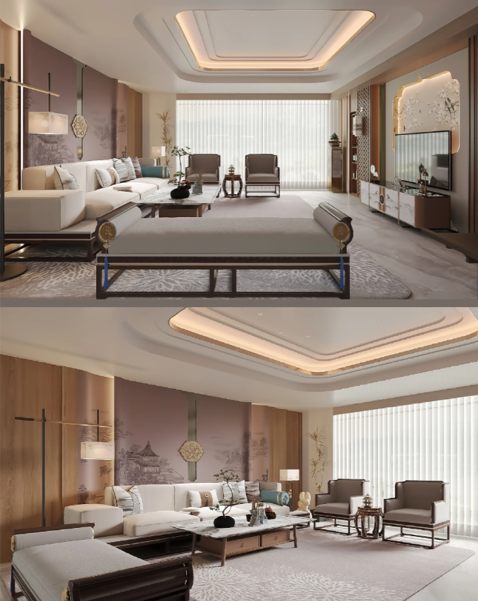 自从住进这套新中式