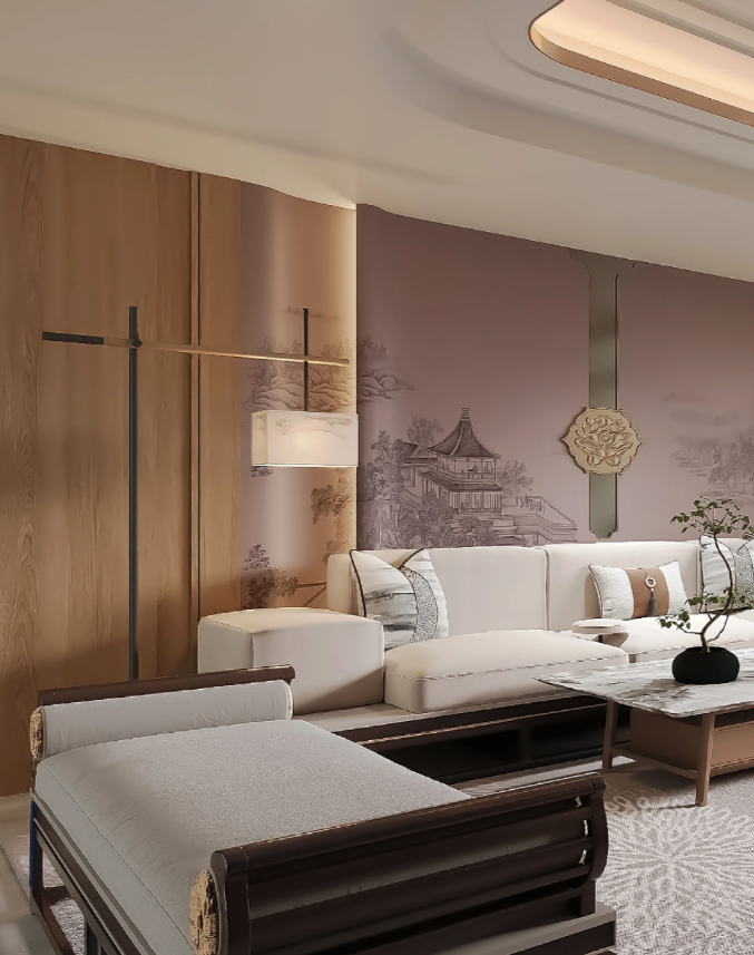 自从住进这套新中式