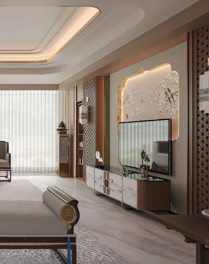 自从住进这套新中式