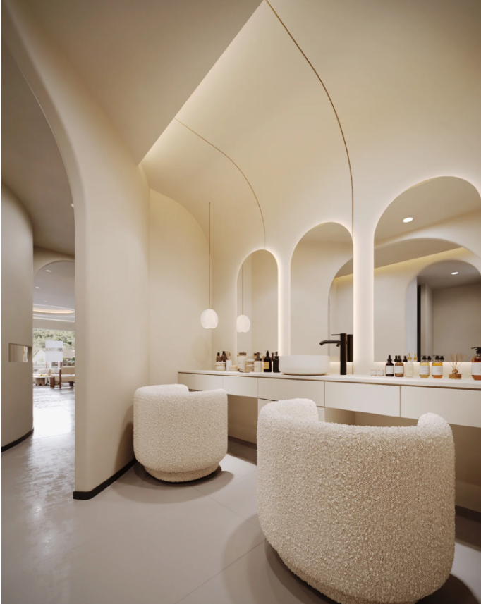 240㎡医美店设计｜营造舒适且治愈的美容院