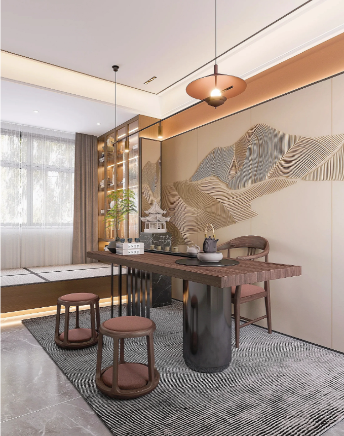 450㎡轻奢新中式别墅｜高级内敛，雅致不俗