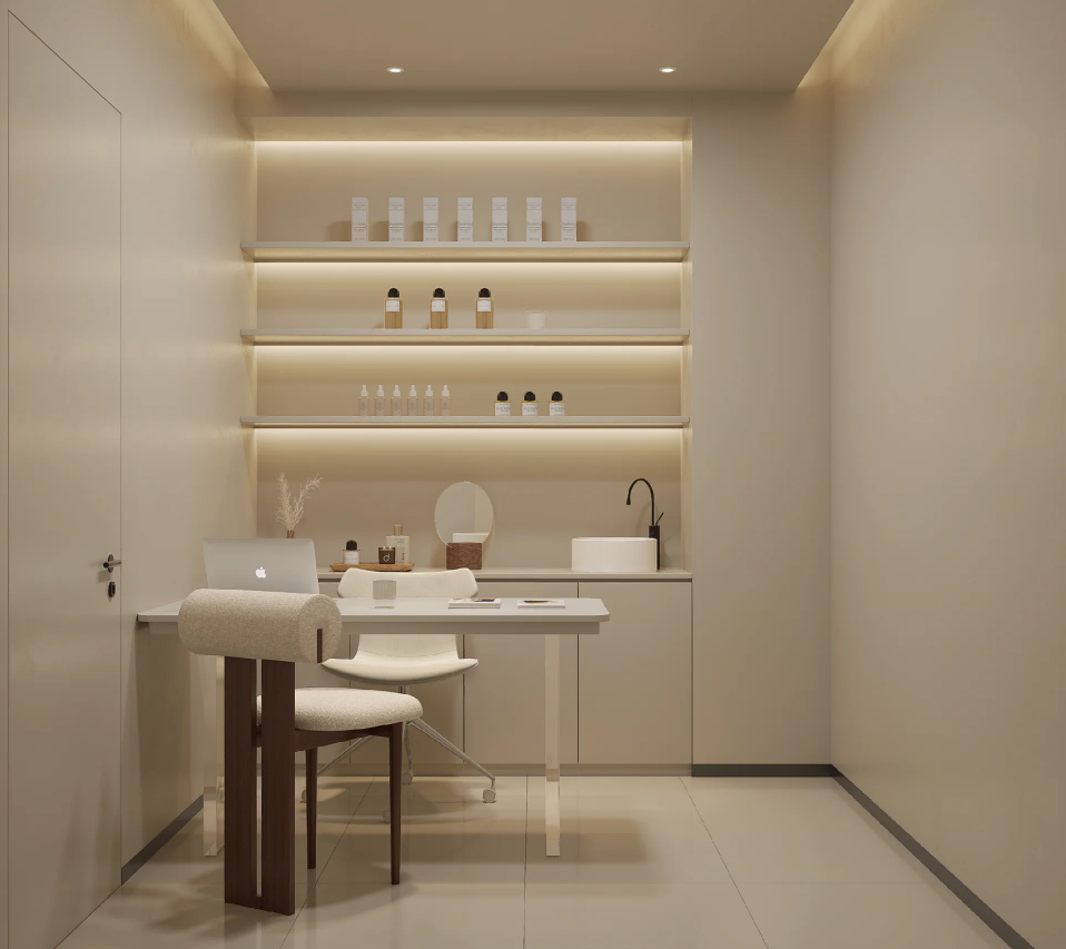 240㎡医美店设计｜营造舒适且治愈的美容院