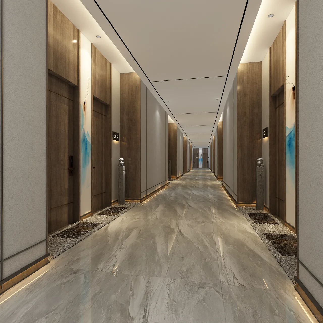 900㎡足浴会所设计，轻奢新中式