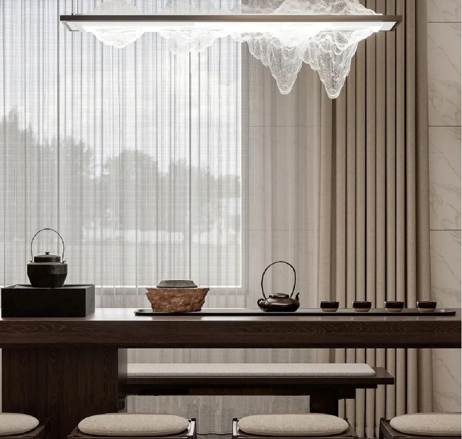 3款新中式茶室设计|茶味清欢