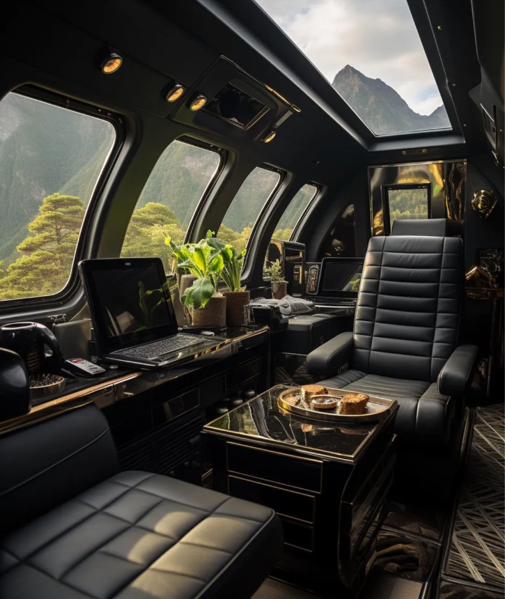 清晨，霸总从他的头等舱醒来~~