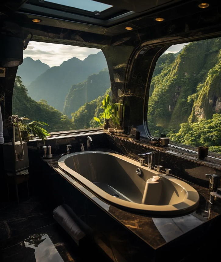 清晨，霸总从他的头等舱醒来~~