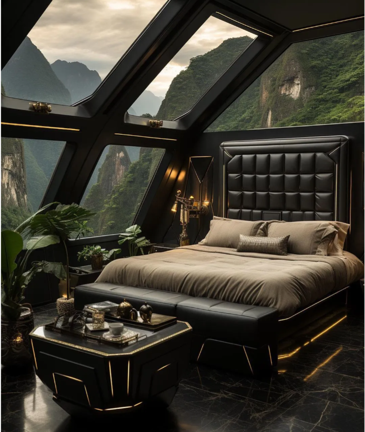 清晨，霸总从他的头等舱醒来~~