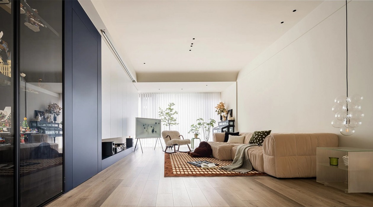 120平现代风格，简单的搭配，也可以提升装修的整体效果